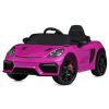 Дитячий електромобіль Bambi Porsche RS Spyder (MP3) з додатковими коліщатками, рожевий