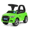 Дитячий толокар Bambi Audi Mini з багажником, зелений