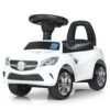 Дитячий толокар Bambi Mercedes Mini з багажником, білий