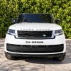 Дитячий двомісний повнопривідний електромобіль Bambi Range Rover (MP3) з ручкою для транспортування, білий