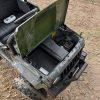 Дитячий електромобіль Bambi Jeep Off-Road Military (MP3) з автофарбуванням та ручкою для транспортування, камуфляж зелений