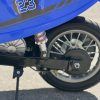 Дитячий швидкісний електромотоцикл Bambi Vespa SXL125 Sport (MP3), до 70 кг, до 20 км, блакитний