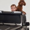 Дитячий двомісний повнопривідний електромобіль Mercedes G63 з автофарбуванням, до 80 кг, сірий