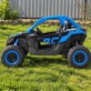 Дитячий двомісний електромобіль Bambi Buggy TURBO RR (MP3) з багажником, синій