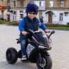 Дитячий електромотоцикл Bambi Ducati Sport R6 Police (MP3) триколісний, чорний