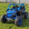 Дитячий двомісний електромобіль Bambi Buggy TURBO RR (MP3) з багажником, синій
