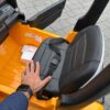 Дитячий електротранспорт Навантажувач Bambi FORKLIFT MX 638 (MP3) з вантажними вилами та багажником, жовтий