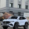 Дитячий повнопривідний електромобіль Bambi Mercedes-Benz EQA 250 з додатковими коліщатками, білий