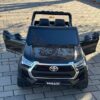 Дитячий двомісний повнопривідний електромобіль Bambi Toyota Hilux з автофарбуванням, чорний