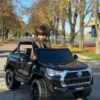 Дитячий двомісний повнопривідний електромобіль Bambi Toyota Hilux з автофарбуванням, чорний