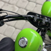 Дитячий двомісний електромотоцикл Bambi Harley-Davidson з підсвіткою та підніжкою (MP3), до 80 кг, до 20 км, зелений