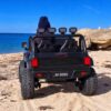 Дитячий електромобіль Bambi Jeep з додатковими ліхтарями, чорний