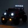 Дитячий електромобіль Bambi Jeep з додатковими ліхтарями, чорний