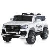 Дитячий електромобіль Bambi Toyota Land Cruiser, білий