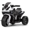 Дитячий триколісний електромотоцикл Bambi BMW RR (MP3), білий