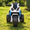 Дитячий триколісний електромотоцикл Bambi BMW RR (MP3), блакитний
