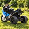 Дитячий триколісний електромотоцикл Bambi BMW RR (MP3), блакитний
