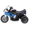 Дитячий триколісний електромотоцикл Bambi BMW RR (MP3), блакитний