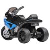 Дитячий триколісний електромотоцикл Bambi BMW RR (MP3), блакитний