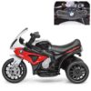 Дитячий триколісний електромотоцикл Bambi BMW RR (MP3), червоний