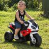 Дитячий триколісний електромотоцикл Bambi BMW RR (MP3), червоний