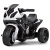 Дитячий триколісний електромотоцикл Bambi BMW RR (MP3), білий