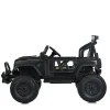 Дитячий електромобіль Bambi Jeep з додатковими ліхтарями, чорний