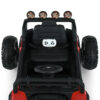 Дитячий електромобіль Bambi Buggy Power Sport, повнопривідний, червоний