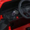 Дитячий електромобіль Bambi Jeep з додатковими ліхтарями, червоний