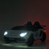 Дитячий електромобіль Lamborghini Aventador SVJ WHITE, повнопривідний, білий