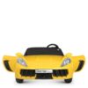 Дитячий двомісний електромобіль Bambi Porsche Cayman до 100 кг, жовтий