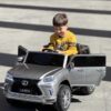 Дитячий електромобіль Bambi Lexus LX 570 з автофарбуванням та пультом керування,сірий