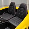 Дитячий двомісний електромобіль Bambi Porsche Cayman до 100 кг, жовтий