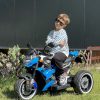 Дитячий мотоцикл Bambi BMW з трьома колесами,синій