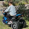 Дитячий мотоцикл Bambi BMW з трьома колесами,синій