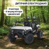 Дитячий повнопривідний Bambi Jeep з навісними фарами, білий