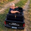 Дитячий електромобіль Bambi Toyota Tundra з додатковими фонарями 24V, чорний