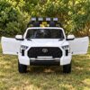 Дитячий електромобіль Bambi Toyota Tundra з додатковими фонарями, білий