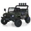 Дитячий електромобіль Bambi Jeep на пульті керування, зелений