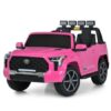 Дитячий електромобіль Bambi Toyota Tundra з додатковими фонарями, рожевий