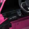 Дитячий електромобіль Bambi Toyota Tundra з додатковими фонарями, рожевий