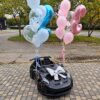 Дитячий електромобіль Bambi Porshe 911 двомісний зі спойлером, чорний