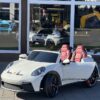 Дитячий електромобіль Bambi (24V) Porshe 911 двомісний зі спойлером, білий