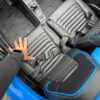 Дитячий двомісний електромобіль Porsche без пульта керування, до 100 кг, до 18 км/год, синій