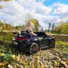 Дитячий електромобіль Bambi Porshe 911 двомісний зі спойлером, чорний