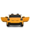 Дитячий електромобіль Bambi Porshe 911 двомісний зі спойлером, жовтий