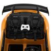 Дитячий електромобіль Bambi Porshe 911 двомісний зі спойлером, жовтий