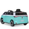 Дитячий електромобіль Bambi Volkswagen автобус, блакитний