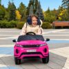 Дитячий електромобіль Bambi Range Rover Evoque (MP3) з додатковими коліщадками, малиновий