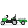 Дитячий електромобіль Tractor Bambi з причепом та пультом керування, зелений